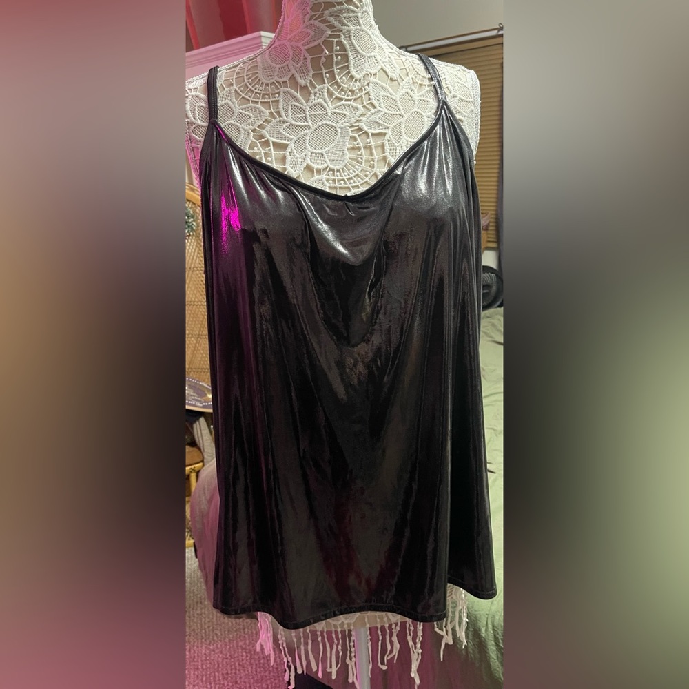 Torrid Black Velvet Sleeveless Top